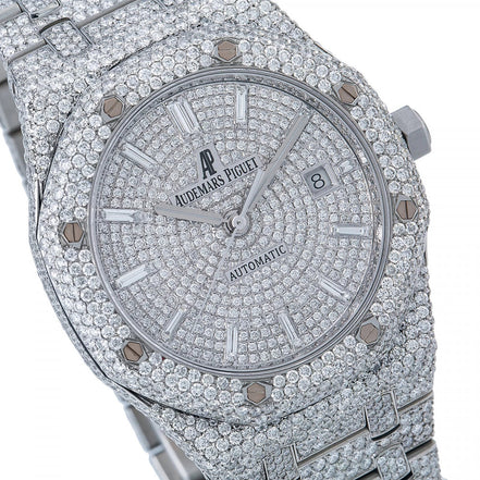 Fully Iced Out Moissanite Diamond Watch For Men's