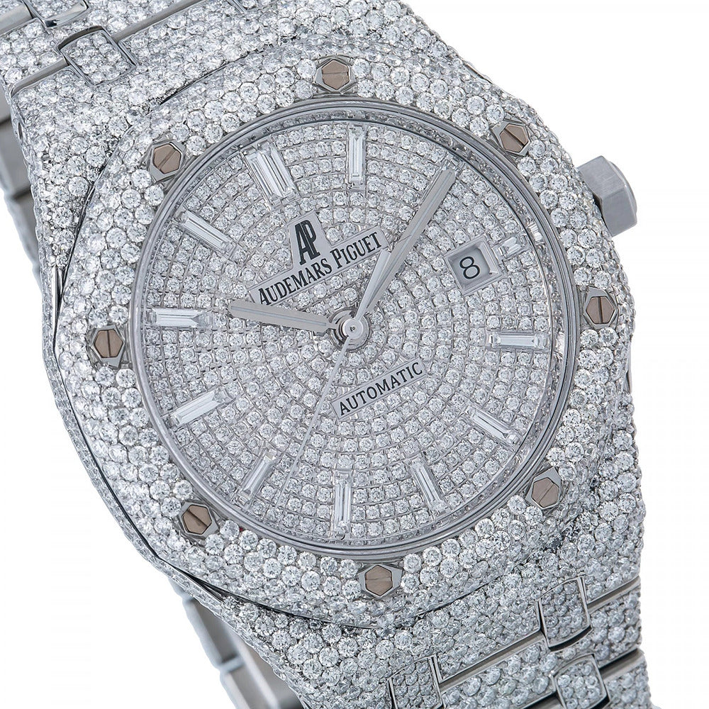D Color Moissanite Fully Iced Out Luxury Watch