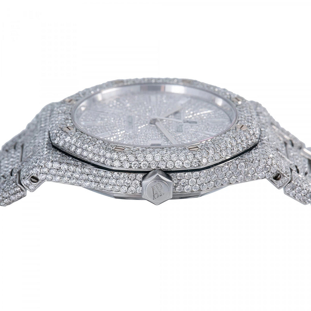 D Color Moissanite Fully Iced Out Luxury Watch