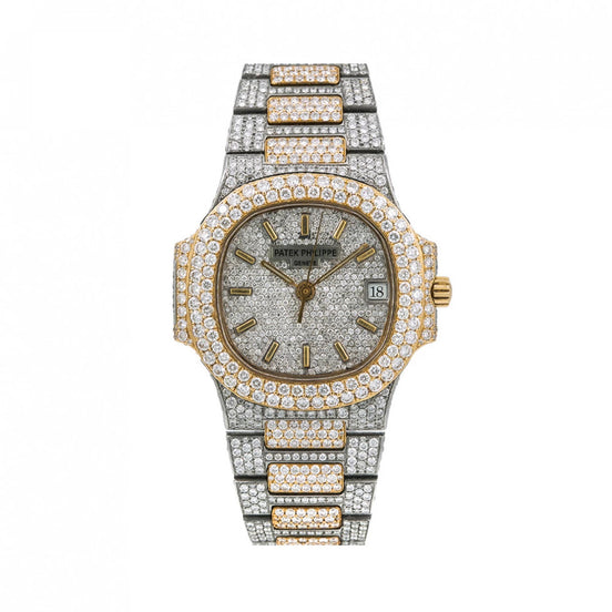 Iced Out Automatic Moissanite Hip Hop Watch For Men's