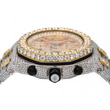 VVS1 Moisanite Chrono Dial Hip Hop Watch For Men's