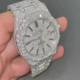 Moissanite Full White Automatic Luxury Wrist Watch