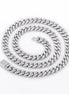 Moissanite Cuban Link Chain Necklace For Men's