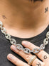 Iced Out Mariner Moissanite Diamond Link Chain For Men's