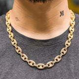 Iced Out Mariner Moissanite Diamond Link Chain For Men's