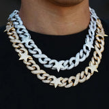 Moissanite Diamond Infinity Star Hip Hop Luxury Chain For Men's