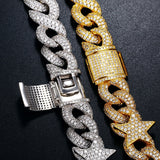 Moissanite Diamond Infinity Star Hip Hop Luxury Chain For Men's