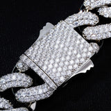 Moissanite Diamond Mariner Miami Link Cuban Chain