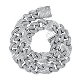 Moissanite Diamond Mariner Miami Link Cuban Chain