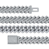 Luxury VVS1 Moissanite Diamond Cuban Chain For Men's