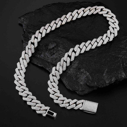 lab Created Moissanite Diamond Hip Hop Cuban Chain