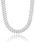 Round And Baguette Moissanite Cuban Link Chain Gift For Men's