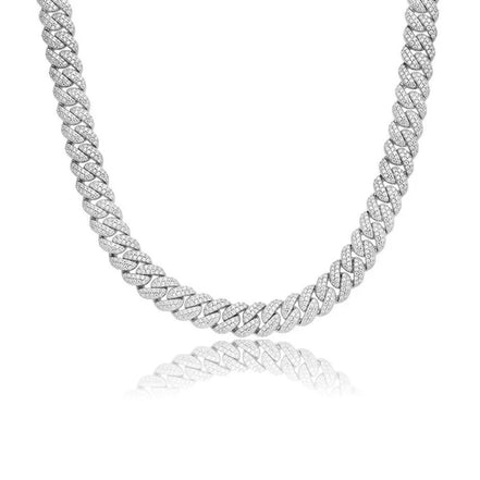 Moissanite Diamond Cuban Chain For Men's