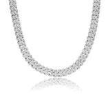 Moissanite Diamond Cuban Chain For Men's