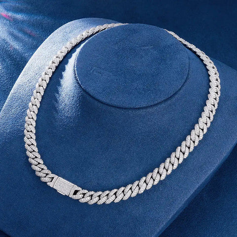 Moissanite Diamond Cuban Chain For Men's