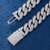 Moissanite Diamond Cuban Chain For Men's