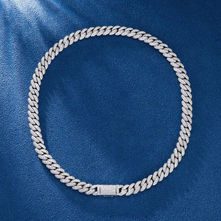 Moissanite Diamond Cuban Chain For Men's