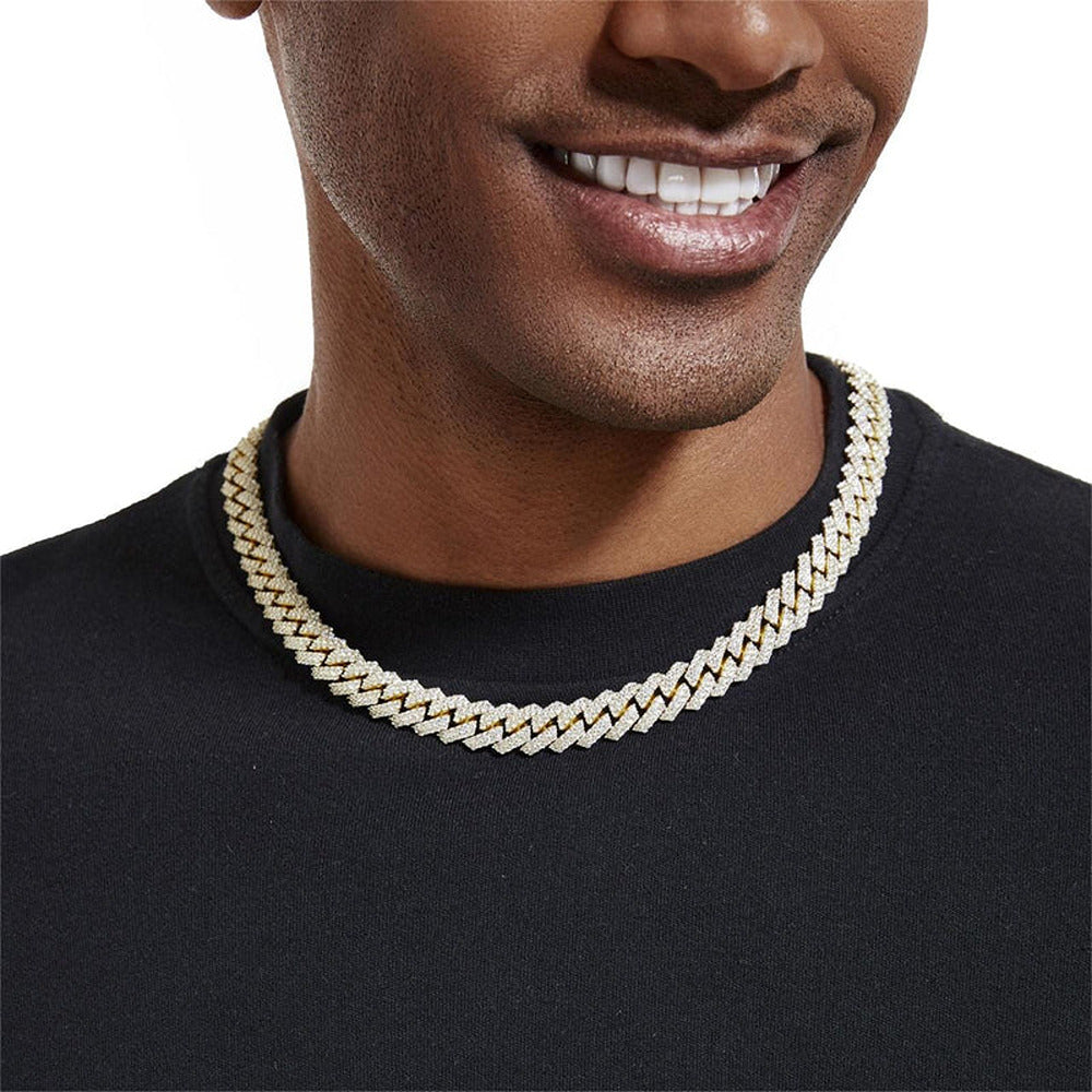 Hip Hop Luxury Moissnaite Diamond Cuban Chain