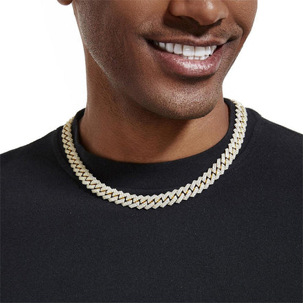 Hip Hop Luxury Moissnaite Diamond Cuban Chain