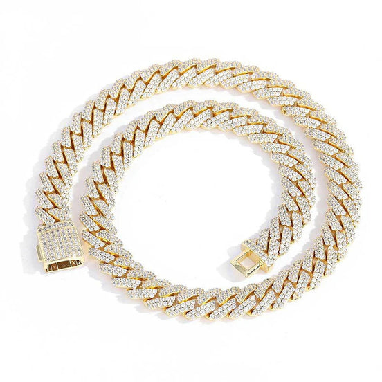 Hip Hop Luxury Moissnaite Diamond Cuban Chain