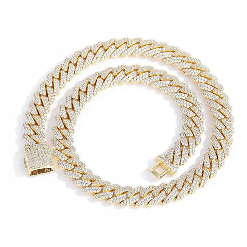 Hip Hop Luxury Moissnaite Diamond Cuban Chain