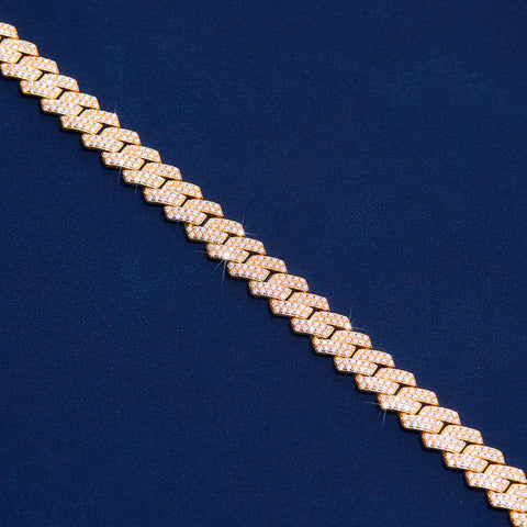Hip Hop Luxury Moissnaite Diamond Cuban Chain