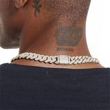 Luxury Moissanite 925 Sterling Silver Cuban Chain