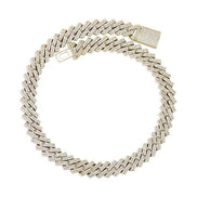 Luxury Moissanite 925 Sterling Silver Cuban Chain