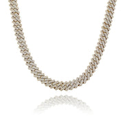 Luxury Moissanite 925 Sterling Silver Cuban Chain