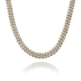Luxury Moissanite 925 Sterling Silver Cuban Chain