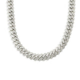 Moissanite Ice Out Round & Baguette 20MM Hip Hop Luxury Chain