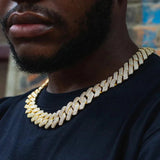 Iced Out Moissanite Diamond Luxury Cuban Chain