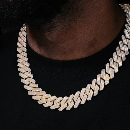 Iced Out Moissanite Diamond Luxury Cuban Chain