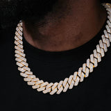 Iced Out Moissanite Diamond Luxury Cuban Chain