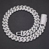 22MM Full Moissnaite Iced Out Hip Hop Cuban Chain For Men's