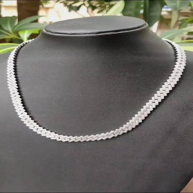 20MM  Moissanite Cuban Chain Birthday Gift For Men