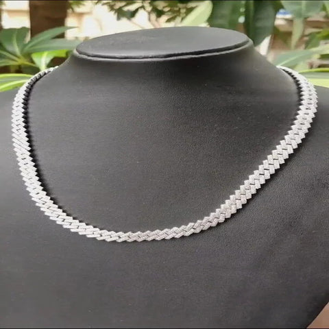 20MM  Moissanite Cuban Chain Birthday Gift For Men