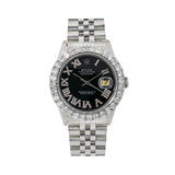 Stainless Steel Moisssanite Diamond Wrist Watch