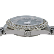 Stainless Steel Moisssanite Diamond Wrist Watch