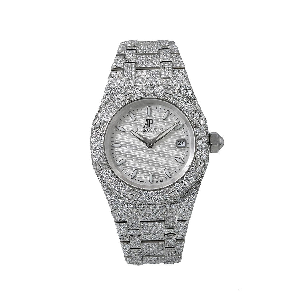 Moissanite Handmade Wrist Watch For Him