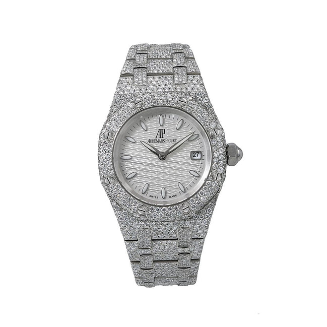 Moissanite Handmade Wrist Watch For Him