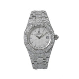 Lab Created Moissanite Handmade Wrist Watch For Him