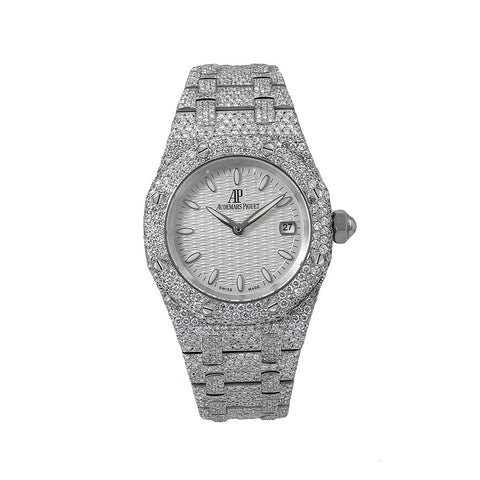 Lab Created Moissanite Handmade Wrist Watch For Him