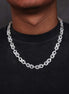 Moissanite Diamond Infinity Style Hip Hop Cuban Link Chain For Men's