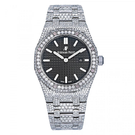 Full White Moissanite Diamond Luxury Hip Hop Watch