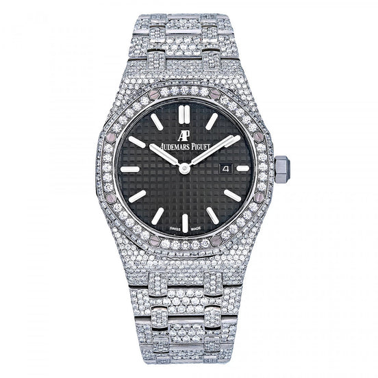 Full White Moissanite Diamond Luxury Hip Hop Watch