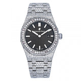 Full White Moissanite Diamond Luxury Hip Hop Watch