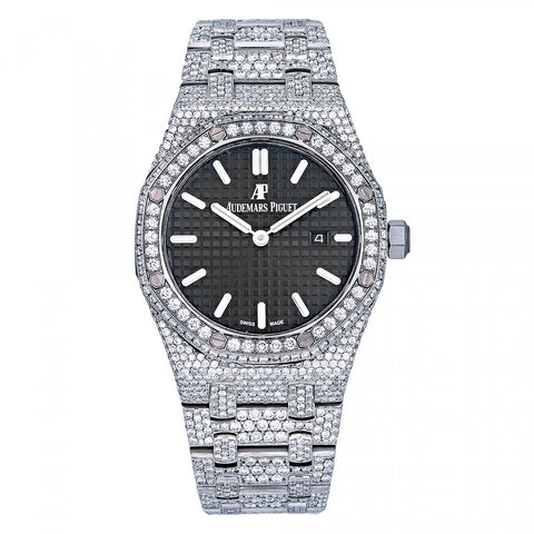 Full White Moissanite Diamond Luxury Hip Hop Watch