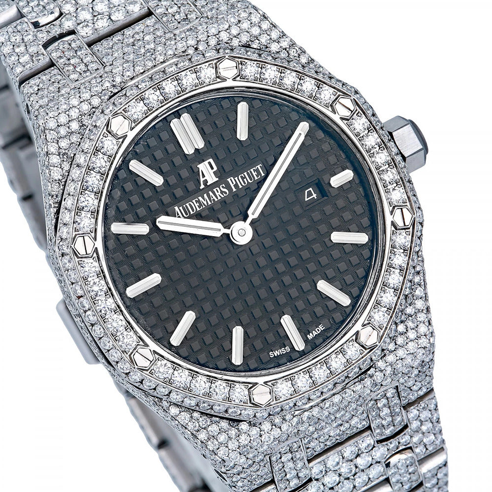 Full White Moissanite Diamond Luxury Hip Hop Watch