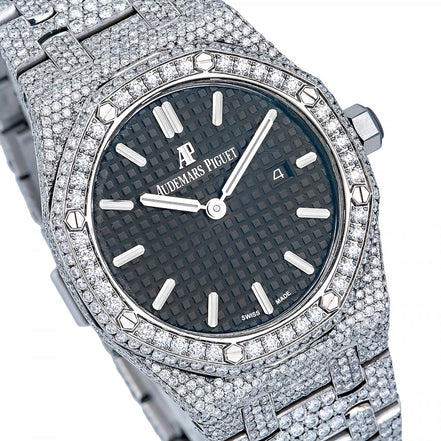 Full White Moissanite Diamond Luxury Hip Hop Watch